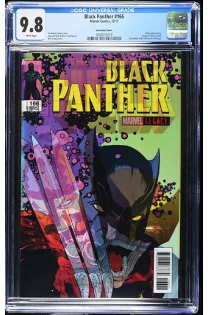 Black Panther #166 Lenticular Cover CGC 9.8
