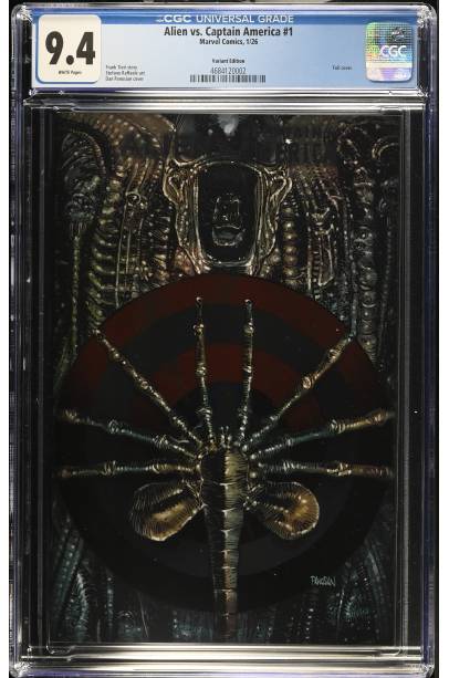 Alien vs. Captain America #1 Foil cover CGC 9.4