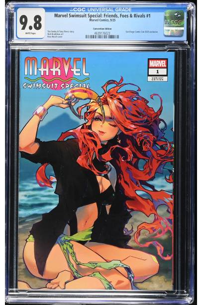 Marvel Swimsuit Special: Friends, Foes & Rivals #1 San Diego Comic-Con 2025 Rose Besch Var CGC 9.8