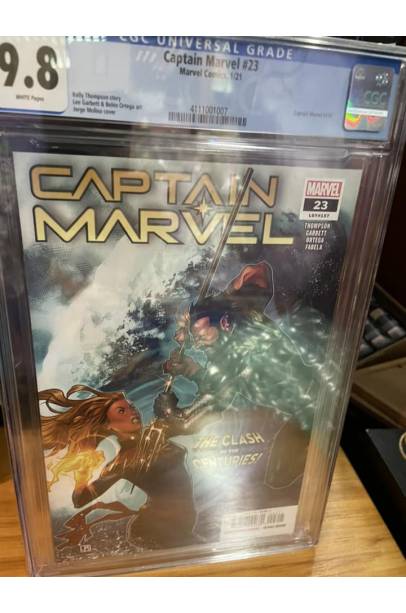 CAPTAIN MARVEL #23 CGC 9.8 1st Appearance Ove and Brigid