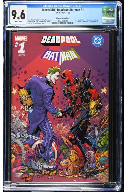 Marvel/DC: Deadpool/Batman #1 Gleason Exclusive Var CGC 9.6