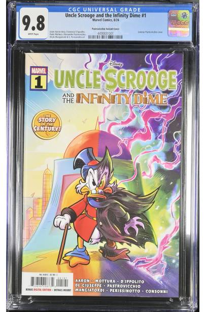 Uncle Scrooge and the Infinity Dime #1 Pastrovicchio Var CGC 9.8