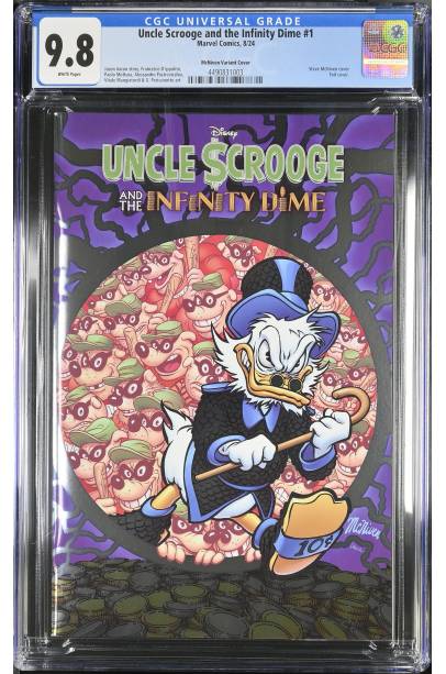 Uncle Scrooge and the Infinity Dime #1 Steve McNiven Foil Var CGC 9.8