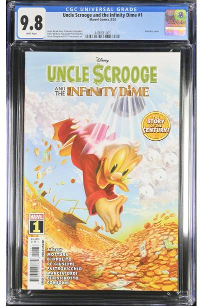 Uncle Scrooge and the Infinity Dime #1 Alex Ross cover CGC 9.8