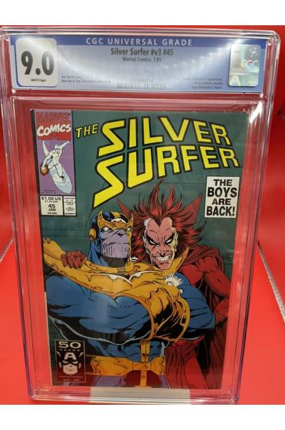 0 Silver Surfer #45 1991 CGC 9.0