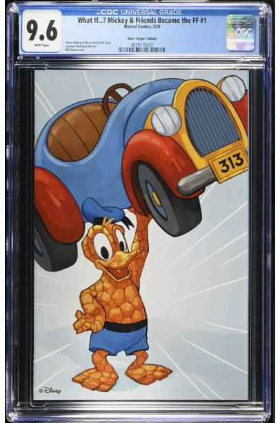 Mickey & Friends Became the FF # 1 in 50 Var CGC 9.6