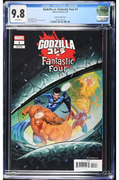 Godzilla vs. Fantastic Four #1 1 in 25 Iban Coello  Var CGC 9.8