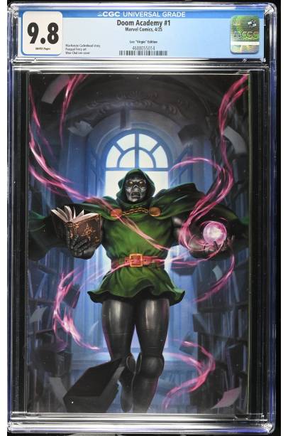 DOOM ACADEMY #1 1 in 50 WOO CHUL LEE VIRGIN VAR CGC 9.8