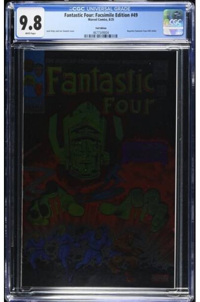 Fantastic Four: Facsimile FOIL Edition #49 CGC 9.8 EXCLUSIVE