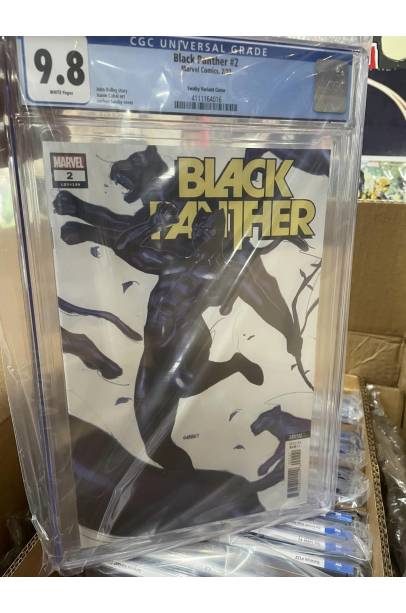 Black Panther #2 CGC 9.8 Joshua “Sway” Swaby 1 in 25 Retailer Incentive Variant