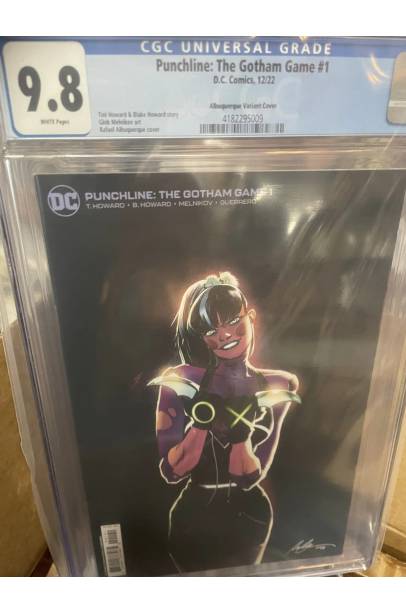 Punchline: The Gotham Game #1 Cvr D 1 in 25 Rafael Albuquerque Card Stock Var CGC 9.8
