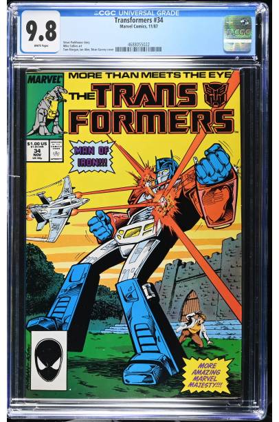 Transformers #34 (1987) CGC 9.8