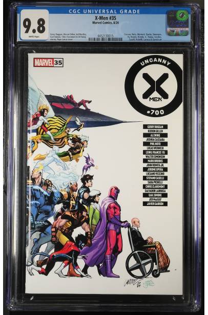 X-MEN #35 COVER A Pepe Larraz  CGC 9.8  ( UNCANNY X-MEN #700 )