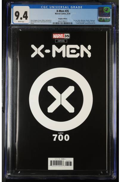 X-MEN #35 Insignia Edition CGC 9.4   ( UNCANNY X-MEN #700 )