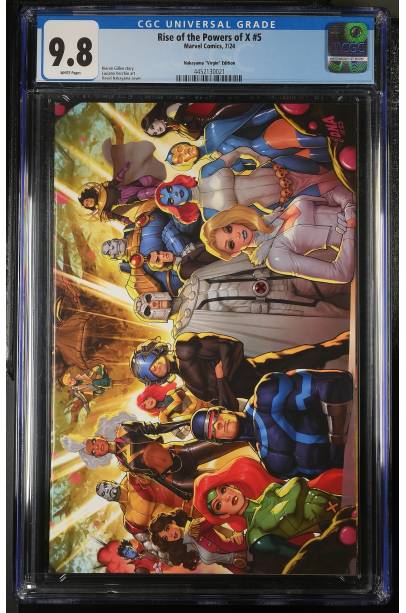Rise of the Powers of X #5  CGC 9.8 EXCLUSIVE Nakayama Virgin Edition