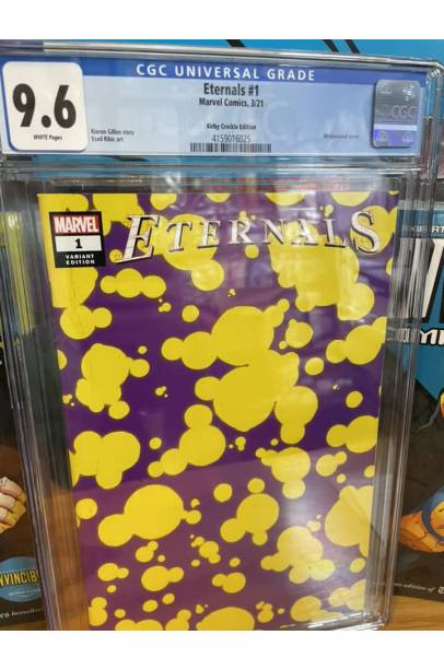 Eternals #1 (Kirby Crackle Variant) 1 in 200 CGC 9.6