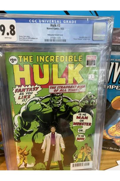 Hulk #3 CGC 9.8 Nakayama Variant Cameo Titan Hulk