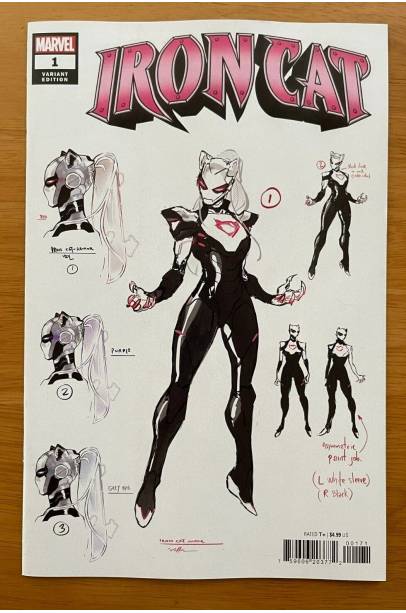 Iron Cat #1 Villa Variant Cover 1 IN 10 CGC 9.8
