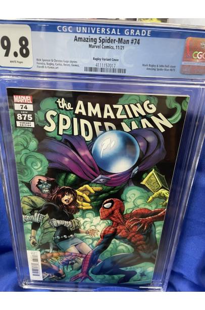 Amazing Spider-man #74 Bagley Variant 1 in 50 CGC 9.8