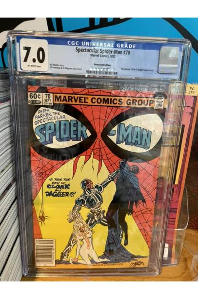 Spectacular Spider-Man #70 NEWSSTAND EDITION CGC 7.0