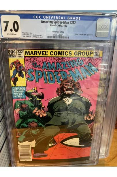 Amazing Spider-Man #232 NEWSSTAND EDITION CGC 7.0