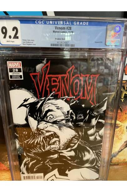 Venom #28 Stegman Sketch Variant 1 IN 100 CGC 9.2