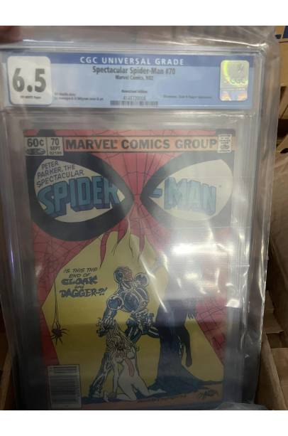 Spectacular Spider-Man #70 NEWSSTAND EDITION CGC 6.5