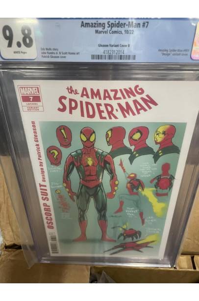 Amazing Spider-man #7 Gleason Variant Cover B 1 IN 10 CGC 9.8