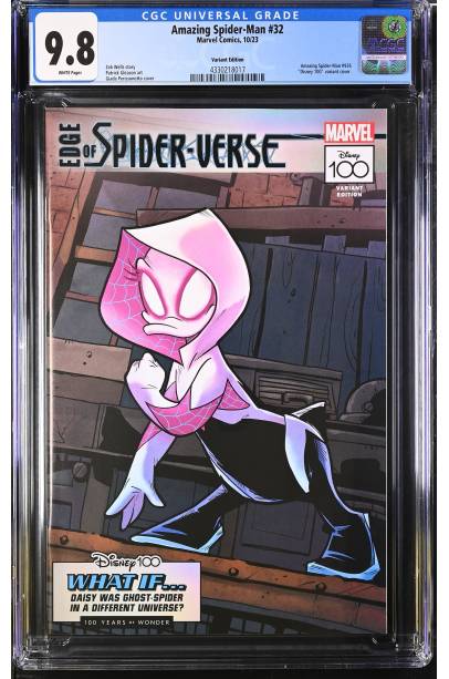 0  Amazing Spider-Man #32 Perissonotto Disney100 Var CGC 9.8