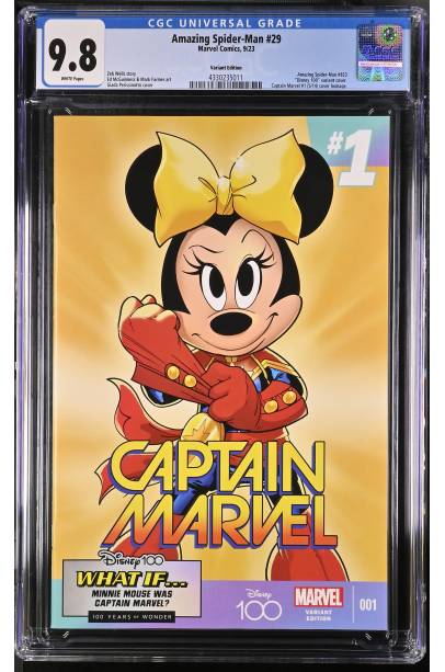 0  Amazing Spider-Man #29 Perissonotto Disney100 Var CGC 9.8
