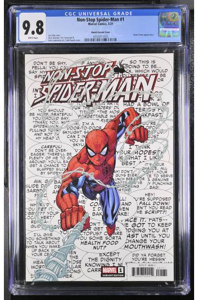 Non-Stop Spider-Man #1 Nauck Var CGC 9.8