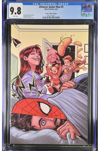 Ultimate Spider-Man #4 1 IN 100 Torque Virgin Edition CGC 9.8