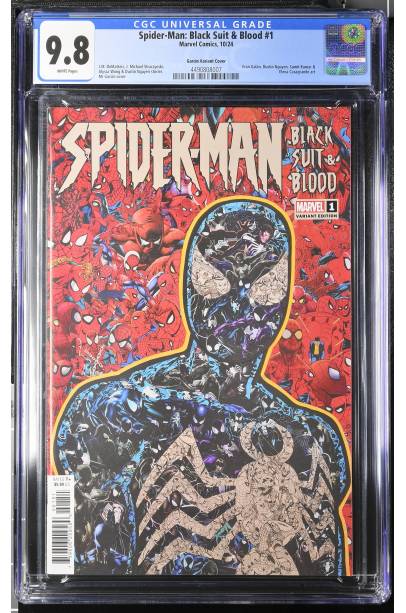 Spider-Man Black Suit & Blood #1 1 IN 25  Garcin Var CGC 9.8