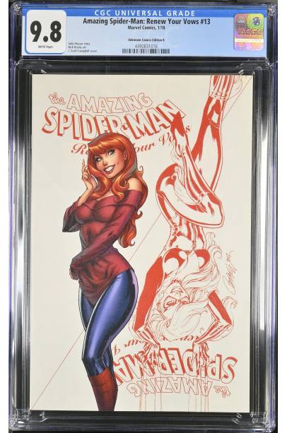 Amazing Spider-Man Renew Your Vows #13 J. Scott Campbell Exclusive Var CGC 9.8