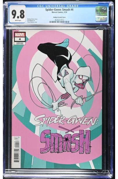 Spider-Gwen: Smash #4 1 IN 25 Terry Dodson Var CGC 9.8