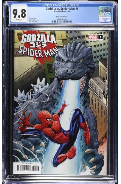 Godzilla vs. Spider-Man #1 1 in 25 Var CGC 9.8