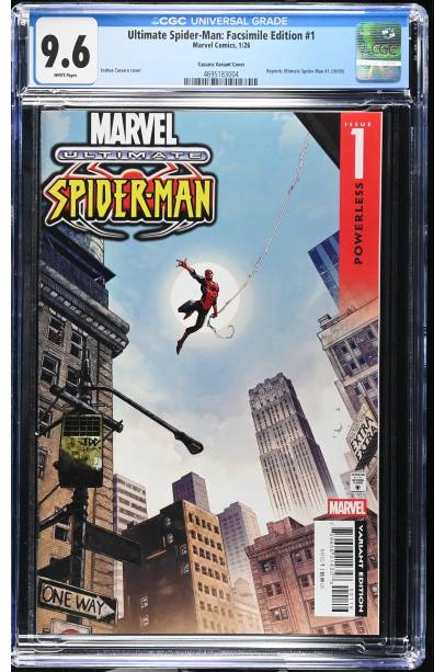 Ultimate Spider-Man: Facsimile Edition #1 1in 25 CGC 9.6
