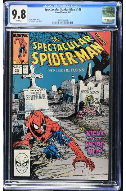 Spectacular Spider-Man #148 (1989) CGC 9.8