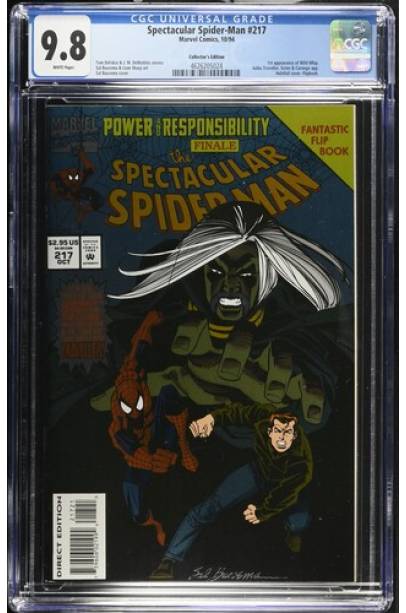 Spectacular Spider-Man #217 COLLECTORS EDITION  CGC 9.8 1994