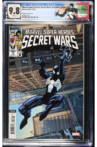 Marvel Super Heroes Secret Wars: Facsimile Edition #8 1 in 25 CGC 9.8 with Venom Label