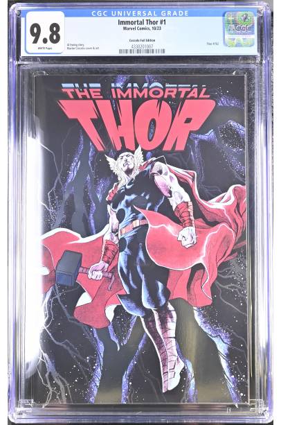 Immortal Thor #1 Martin Coccolo Foil Var CGC 9.8