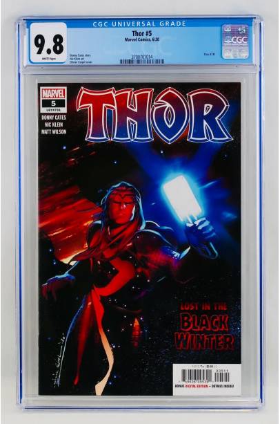 Thor #5 CGC 9.8 First Black Winter Appearance Hot Key