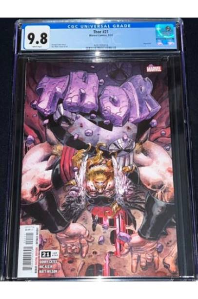 Thor #21 CGC 9.8 1st Full App God of Hammers