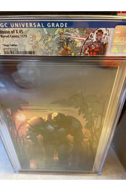 HOUSE OF X #5 CGC 9.4  LARRAZ VIRGIN 1:100 VAR WITH CUSOTMISED X-MEN LABEL