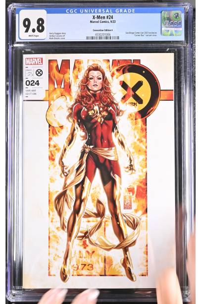 X-men #24 San Diego Comic-Con 2023 exclusive Corner Box variant cover CGC 9.8
