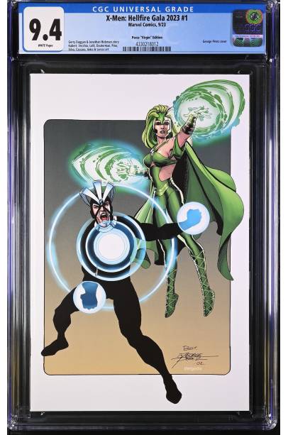 X-Men: Hellfire Gala 2023 #1 George Perez Virgin Var 1 in 100 CGC 9.4