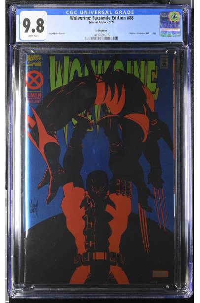 Wolverine #88 Facsimile Ed Foil Var CGC 9.8