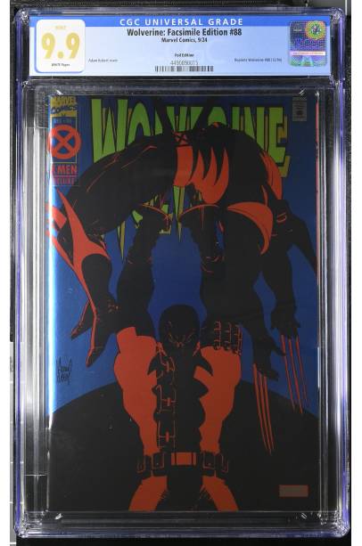 Wolverine: Facsimile Edition #88 Foil Var CGC 9.9 MINT
