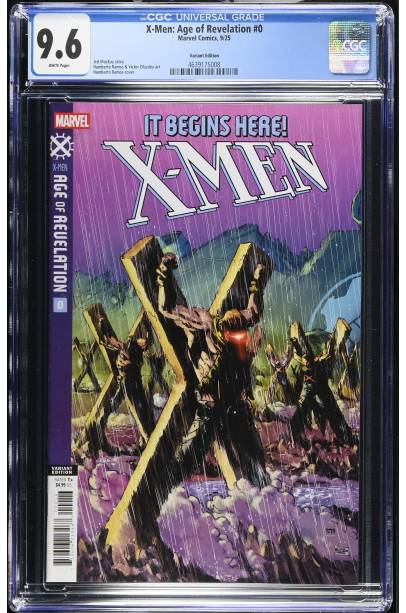 X-men: Age Of Revelation #0 Humberto Ramos Shadow Drop Var CGC 9.6