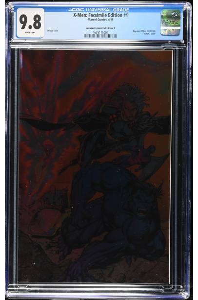 X-Men: Facsimile Edition FOIL Exclusive Set of 4 CGC 9.8 x 3 + 9.6 x 1